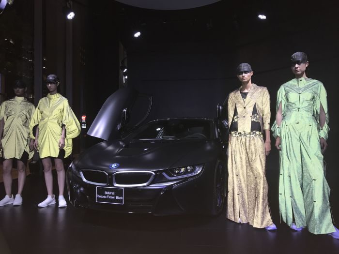 「BMW i8 Protonic Frozen Black x ANREALAGE(アンリアレイジ）特別展」レセプション