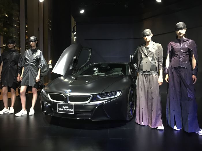 「BMW i8 Protonic Frozen Black x ANREALAGE(アンリアレイジ）特別展」レセプション