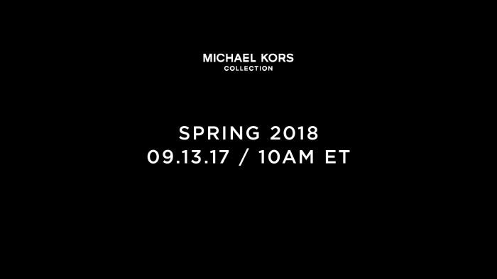 MICHAEL KORS COLLECTION（マイケル・コース コレクション）2018年スプリングショー　ライブストリーミング