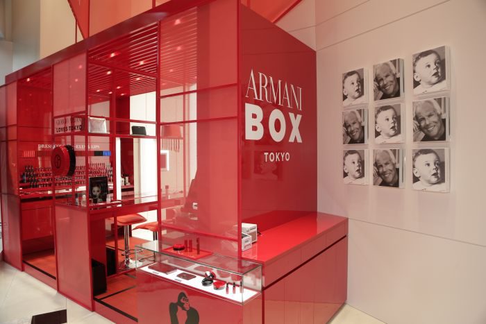 ポップアップストア「GIORGIO ARMANI beauty “ARMANI BOX TOKYO”」がオープン