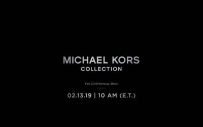 MICHAEL KORS COLLECTION（マイケル・コース コレクション） フォール2019 NYコレクション・ランウェイショー　ライブストリーミング