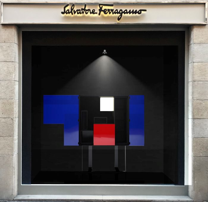 「Salvatore Ferragamo（サルヴァトーレ フェラガモ）」、ミラノ店舗で「The World of Italo Rota（イタロ・ロータの世界）」展