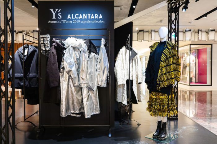 「Y's(ワイズ)×ALCANTARA(アルカンターラ)」のコラボコレクションを発売　伊勢丹新宿店で期間限定ショップ