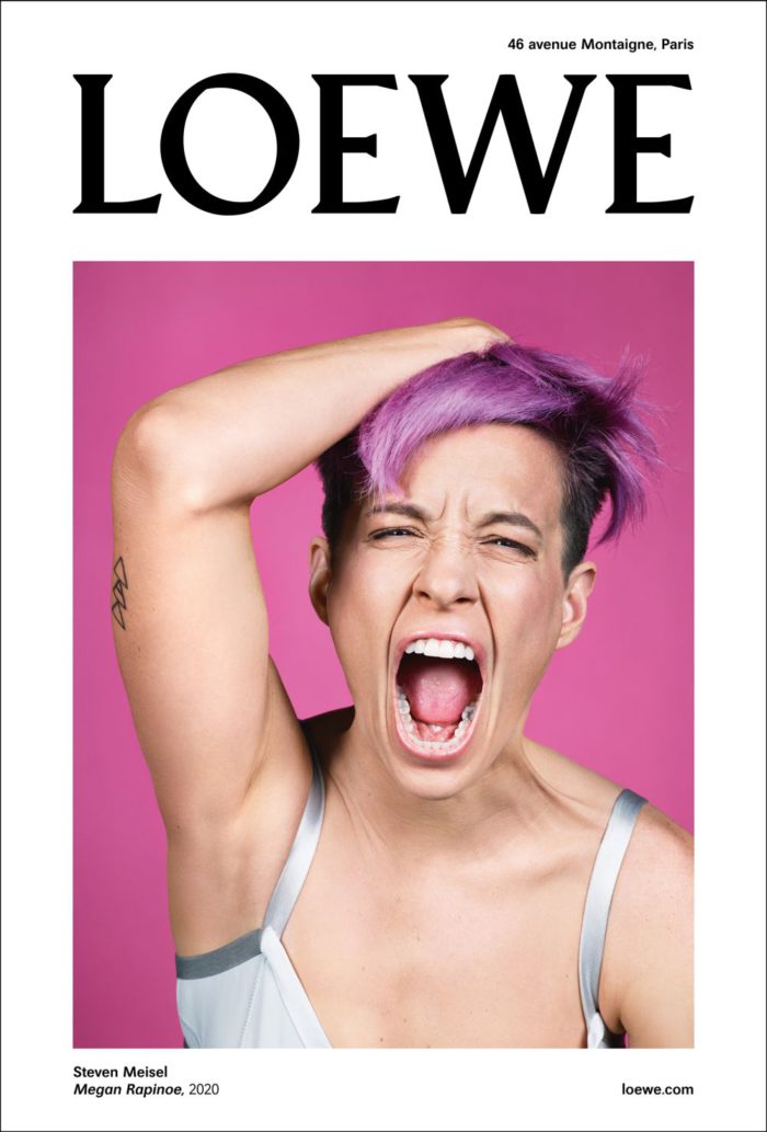「LOEWE（ロエベ）」、ミーガン・ラピノーを起用した2020-21年秋冬ウィメンズのキャンペーンイメージを発表
