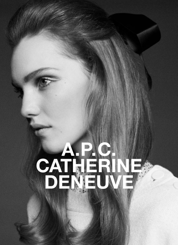 「A.P.C.（アー・ペー・セー）」、女優のカトリーヌ・ドヌーヴとコラボ