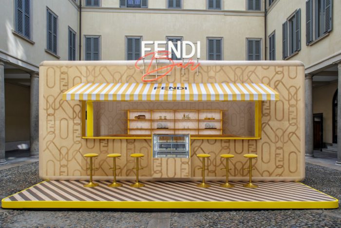 「FENDI（フェンディ）」、ミラノで「FENDI Bar」（フェンディ バー）を期間限定でオープン