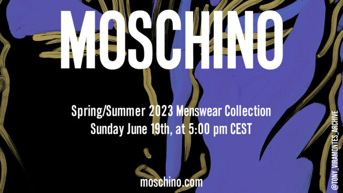 「MOSCHINO（モスキーノ）」2023年春夏メンズコレクション・ランウェイショー　ライブストリーミング