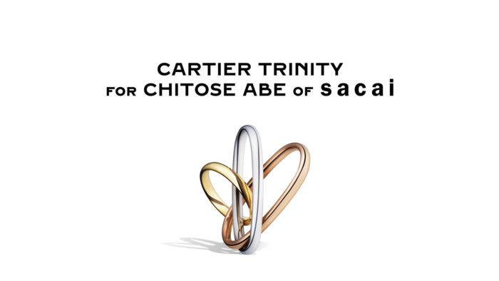 「Cartier（カルティエ）」、「CARTIER TRINITY FOR CHITOSE ABE OF sacai」を発売　表参道でポップアップストアをオープン