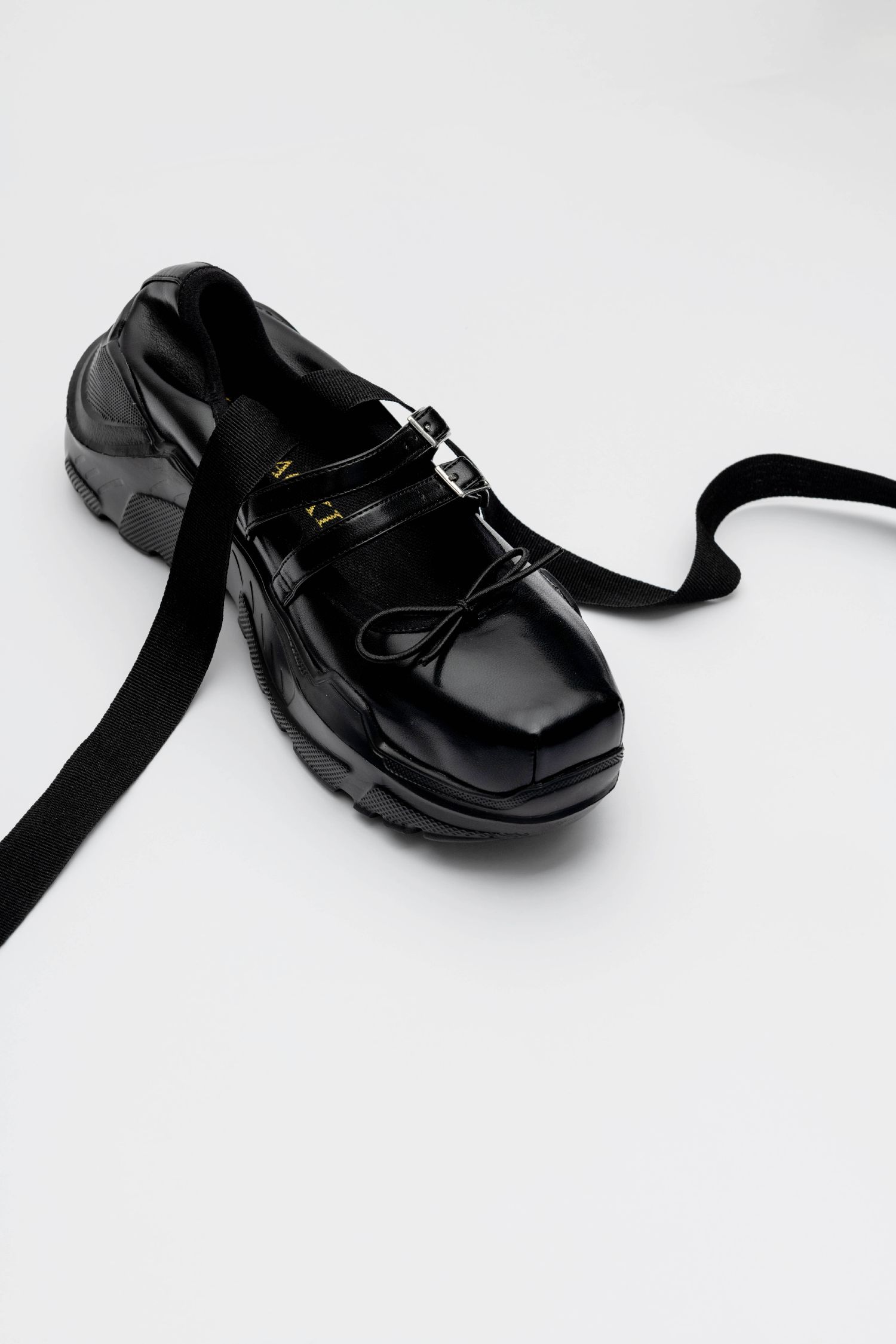 AKIKOAOKI Giselle Black satin × Black