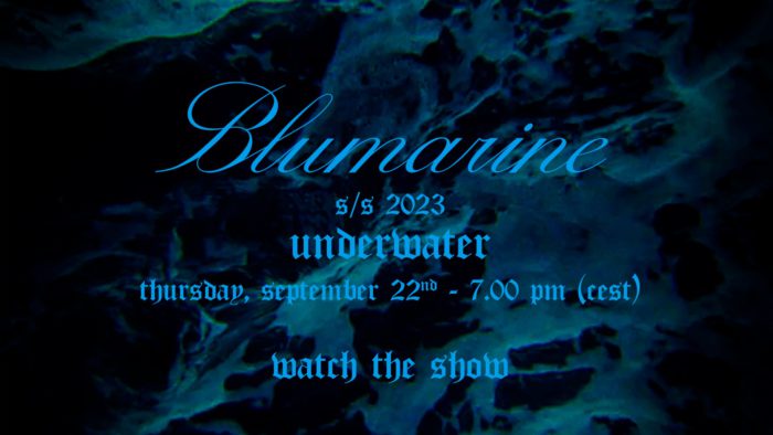 「Blumarine（ブルマリン）」2023年春夏コレクション・ランウェイショー　ライブストリーミング