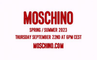 「MOSCHINO（モスキーノ）」2023年春夏コレクション・ランウェイショー　ライブストリーミング