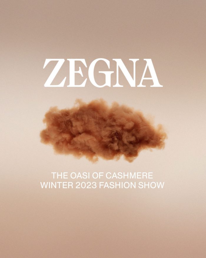 「ZEGNA（ゼニア）」2023年秋冬メンズコレクション・ランウェイショー　ライブストリーミング