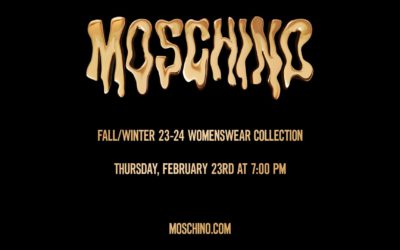 「MOSCHINO（モスキーノ）」2023-24年秋冬コレクション・ランウェイショー　ライブストリーミング