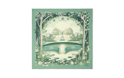 「BURBERRY（バーバリー）」、限定プリントスカーフ「Highgrove Gardens (ハイグローブガーデン) 」スカーフを発表　英国王の庭園がモチーフ