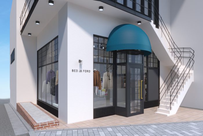 「BED j.w. FORD（ベッドフォード）」、初の直営店を東京・外苑エリアに開店
