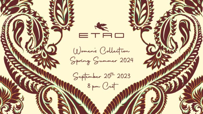 「ETRO（エトロ）」2024年春夏コレクション・ランウェイショー　ライブストリーミング