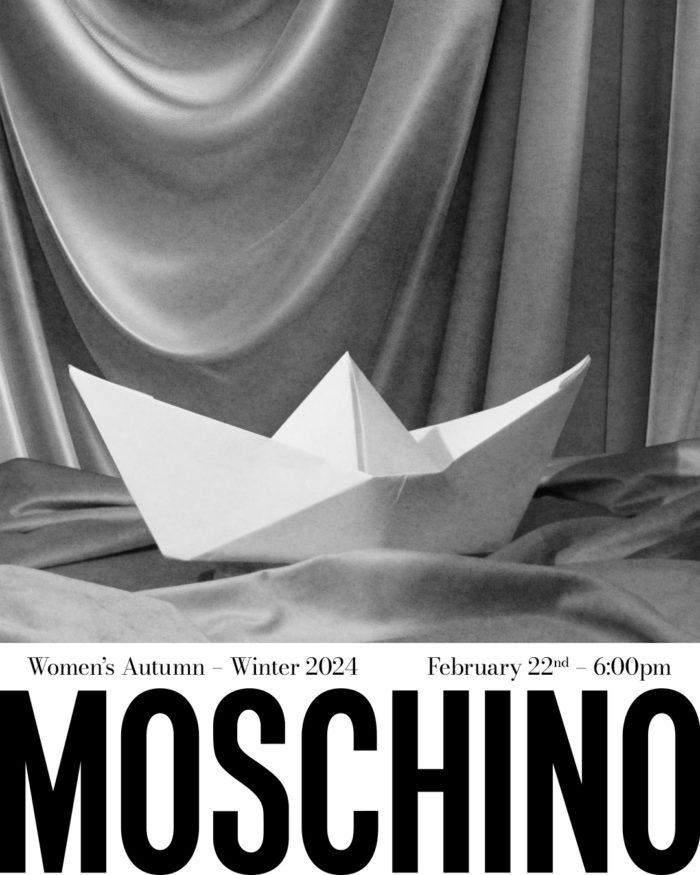 「MOSCHINO（モスキーノ）」2024-25年秋冬コレクション・ランウェイショー　ライブストリーミング