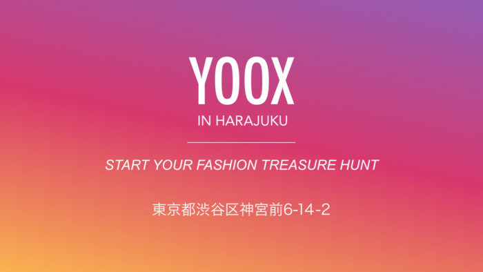 「YOOX（ユークス）」、期間限定ストア「YOOX in HARAJUKU」を東京・原宿にオープン