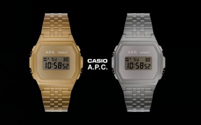 「A.P.C.（アー・ペー・セー）」、「CASIO（カシオ）」とのコラボ腕時計発売