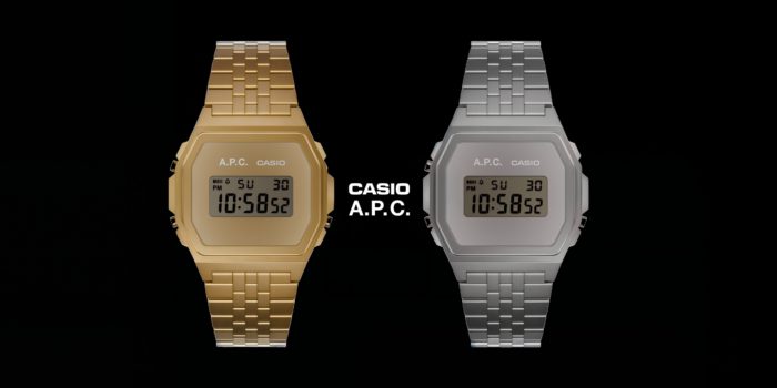 「A.P.C.（アー・ペー・セー）」、「CASIO」とのコラボ腕時計発売