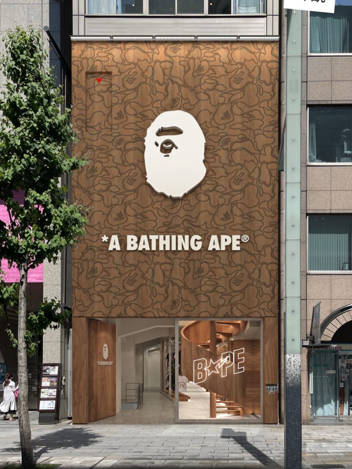 ア ベイシング エイプ®、銀座に初の路面店「BAPE STORE® GINZA」をオープン