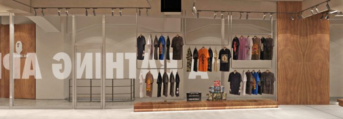 ア ベイシング エイプ®、銀座に初の路面店「BAPE STORE® GINZA」をオープン