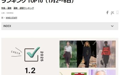 WWD JAPAN週間ランキングで私が執筆した“バッグ2個持ち”記事が1位になりました