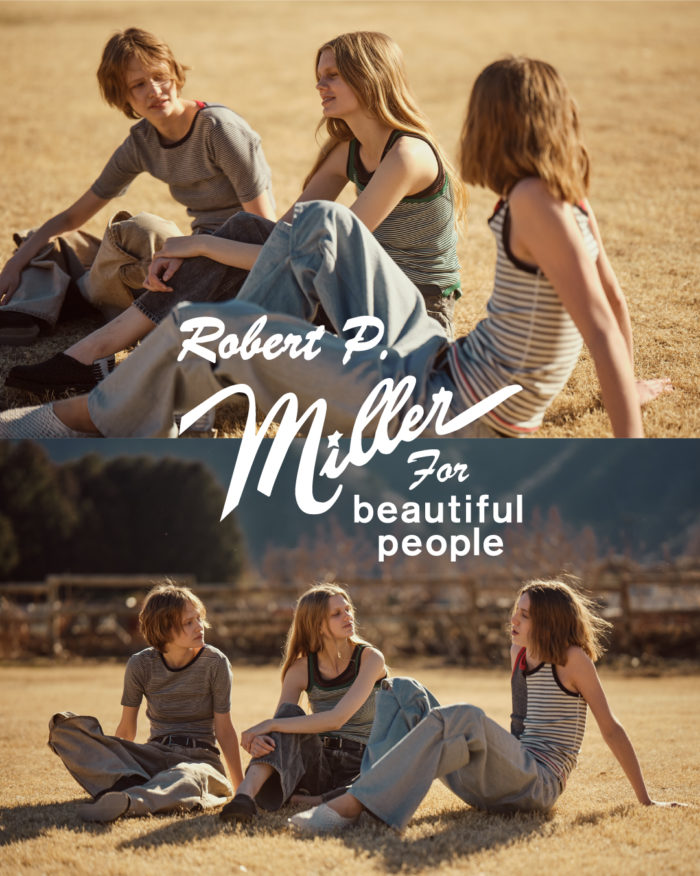 「beautiful people（ビューティフルピープル）」、「Robert. P. Miller」とコラボ　上下反転できるタンクトップや4wayで着用可能なTシャツ