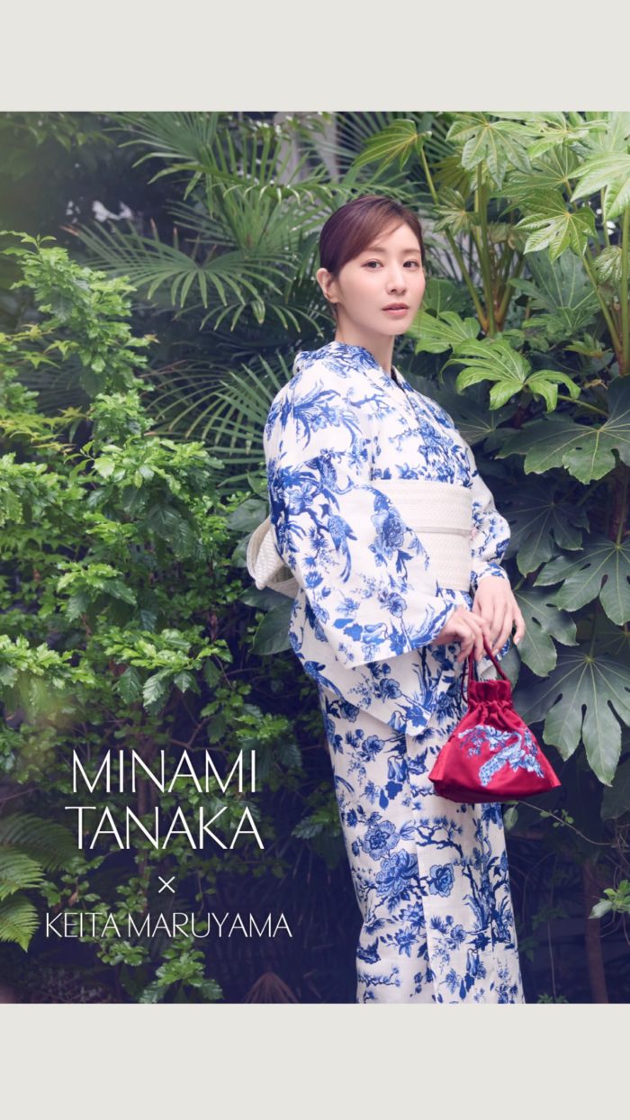 「KEITAMARUYAMA」、田中みな実さんとのコラボ浴衣を発売　