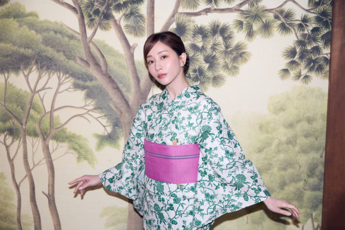 「KEITAMARUYAMA」、田中みな実さんとのコラボ浴衣を発売　