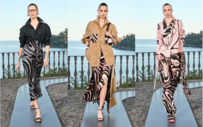 大胆柄でオフィスへGO！強さ＆エレガンスの両得コーデ　「PUCCI（プッチ）」から