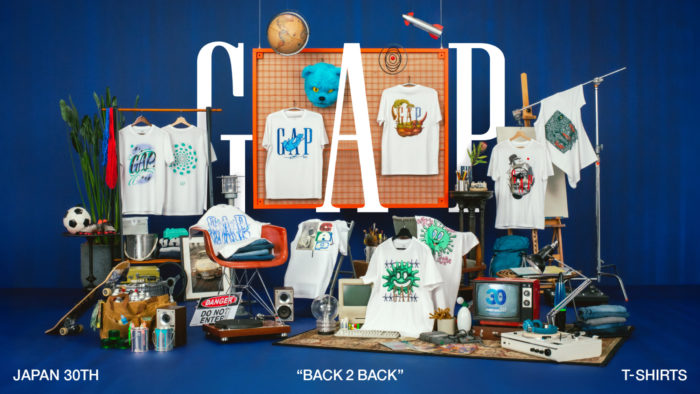「Gap（ギャップ）」、アーティスト10人5組のTシャツコレクション発売　日本上陸30周年を記念