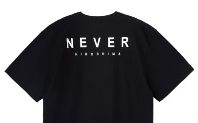 「ジョンローレンスサリバン」、”NEVER HIROSHIMA”のメッセージTシャツを発売　平和への願いを込めて