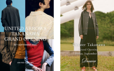 「UNITED ARROWS（ユナイテッドアローズ）」と「DRAWER（ドゥロワー）」、「ニュウマン高輪」に新店舗を同時出店