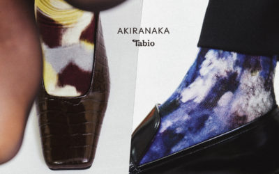 「Tabio（タビオ）」と「AKIRANAKA（アキラナカ）」のグラフィックソックス発売　足元にアート感漂う
