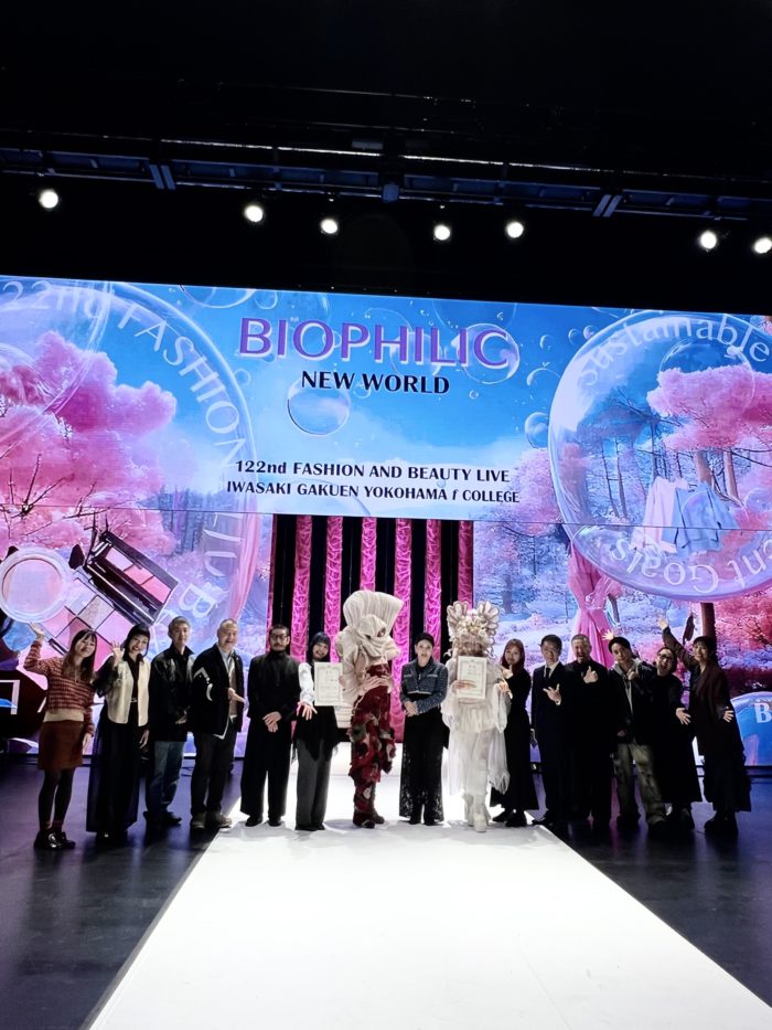 学校法人岩崎学園「横浜ｆカレッジ」の「122th FASHION & BEAUTY LIVE」のコンテスト審査員を務めました