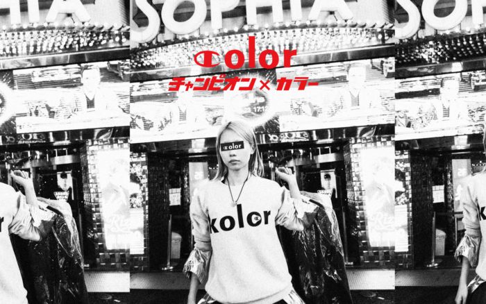「kolor（カラー）」、「Champion（チャンピオン）」と初コラボ　3型を発売