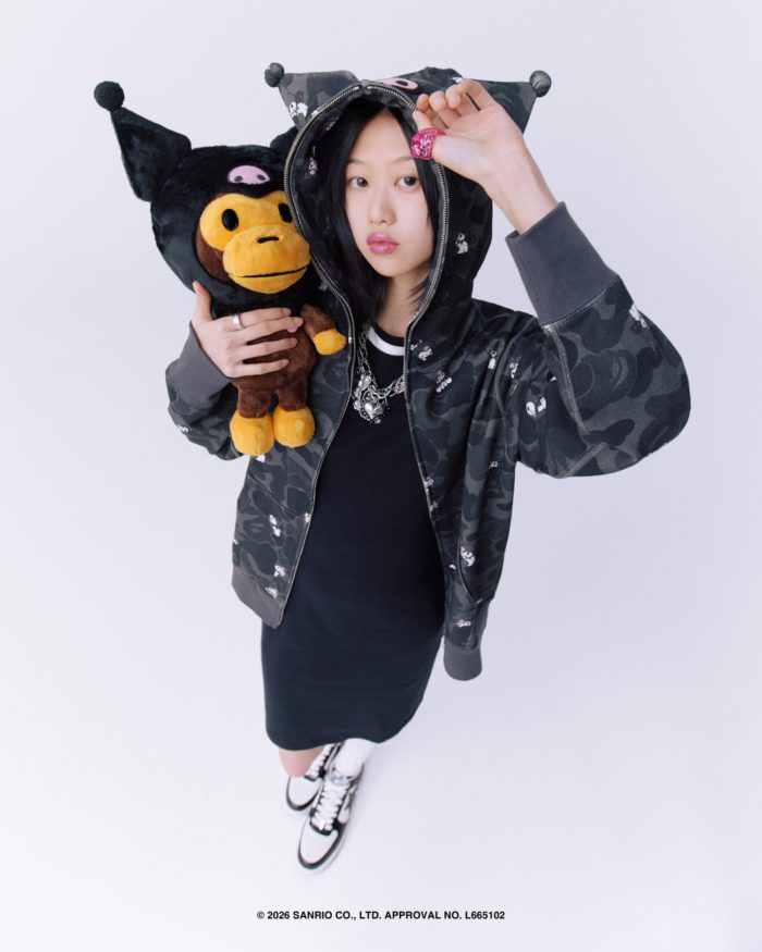 A BATHING APE® × サンリオ クロミ&ハローキティとのスペシャルコラボを発表