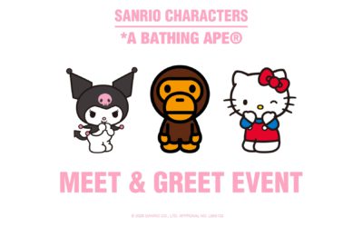 「A BATHING APE® × サンリオ」、　クロミ＆ハローキティとのスペシャルコラボを発表