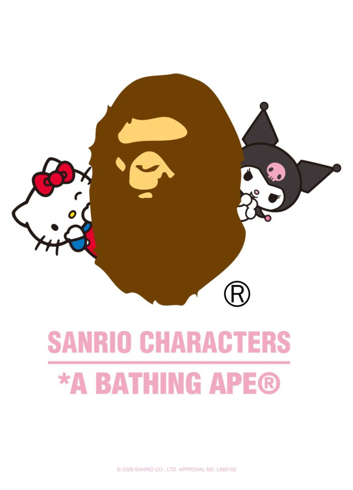 A BATHING APE® × サンリオ クロミ&ハローキティとのスペシャルコラボを発表