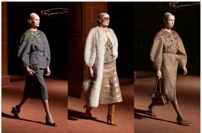 冬ルックにきらめき　「フェンディ」100周年の光輝