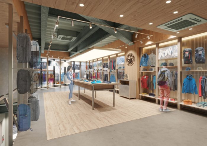 「MILLET（ミレー）」、渋谷に旗艦店オープン　フレンチアルプスの山小屋をイメージ