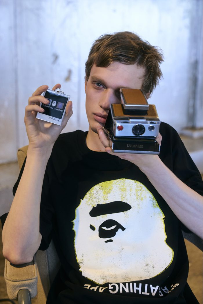 「A BATHING APE® × COMME des GARÇONS」
