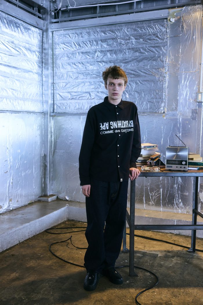 「A BATHING APE® × COMME des GARÇONS」