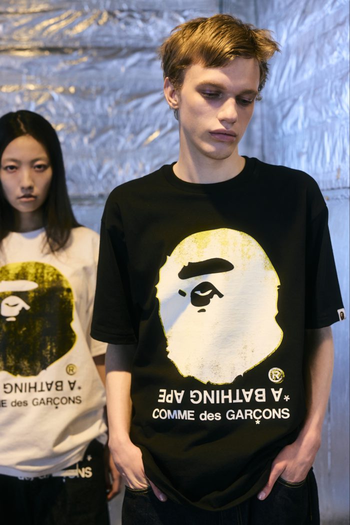 「A BATHING APE® × COMME des GARÇONS」