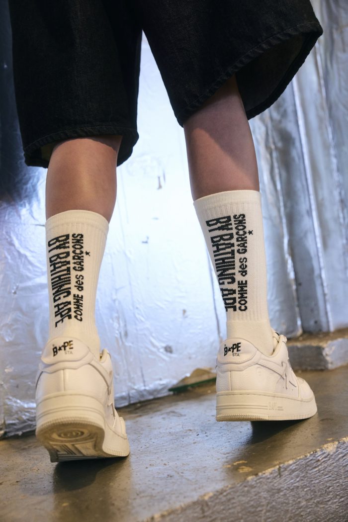 「A BATHING APE® × COMME des GARÇONS」