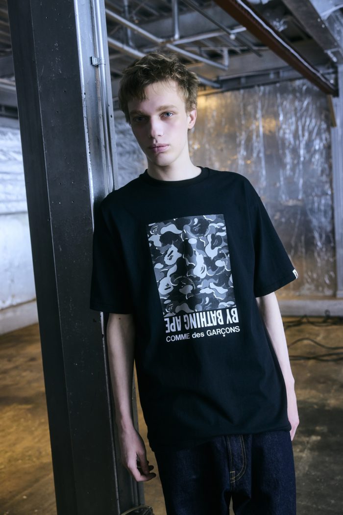 「A BATHING APE® × COMME des GARÇONS」