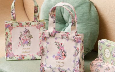 「Cath Kidston（キャス キッドソン）」と「LADURÉE（ラデュレ）」がコラボ　ブックバッグやポーチなどを発売
