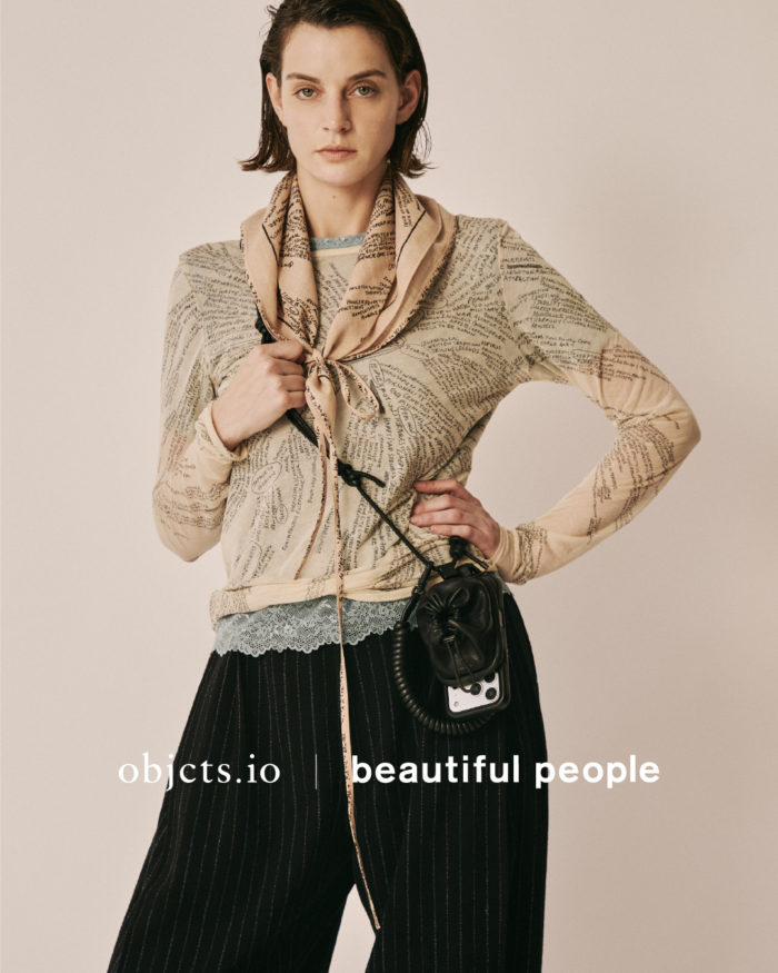 「beautiful people(ビューティフルピープル)」、「objcts.io(オブジェクツアイオー)」とコラボ
