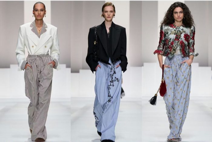 ストライプに注目　パジャマ発想で「リラックス＆華やぎ」　「DOLCE&GABBANA（ドルチェ＆ガッバーナ）」から